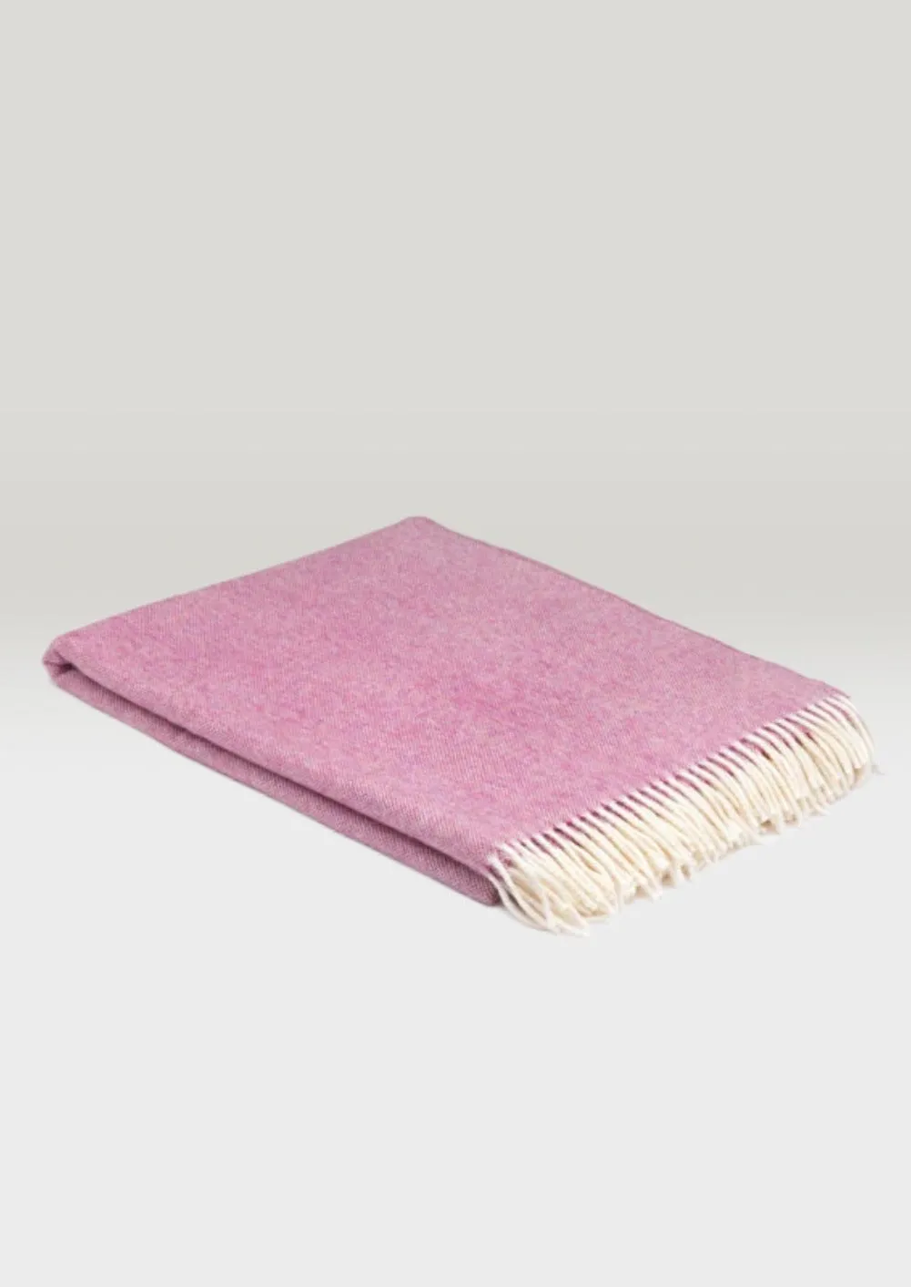 McNutt Lambswool Supersoft Blanket | Spotted Pink