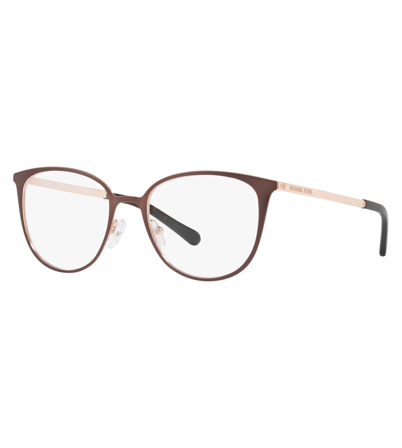 Michael Kors Unisex Satin Brown Square Optical Frame