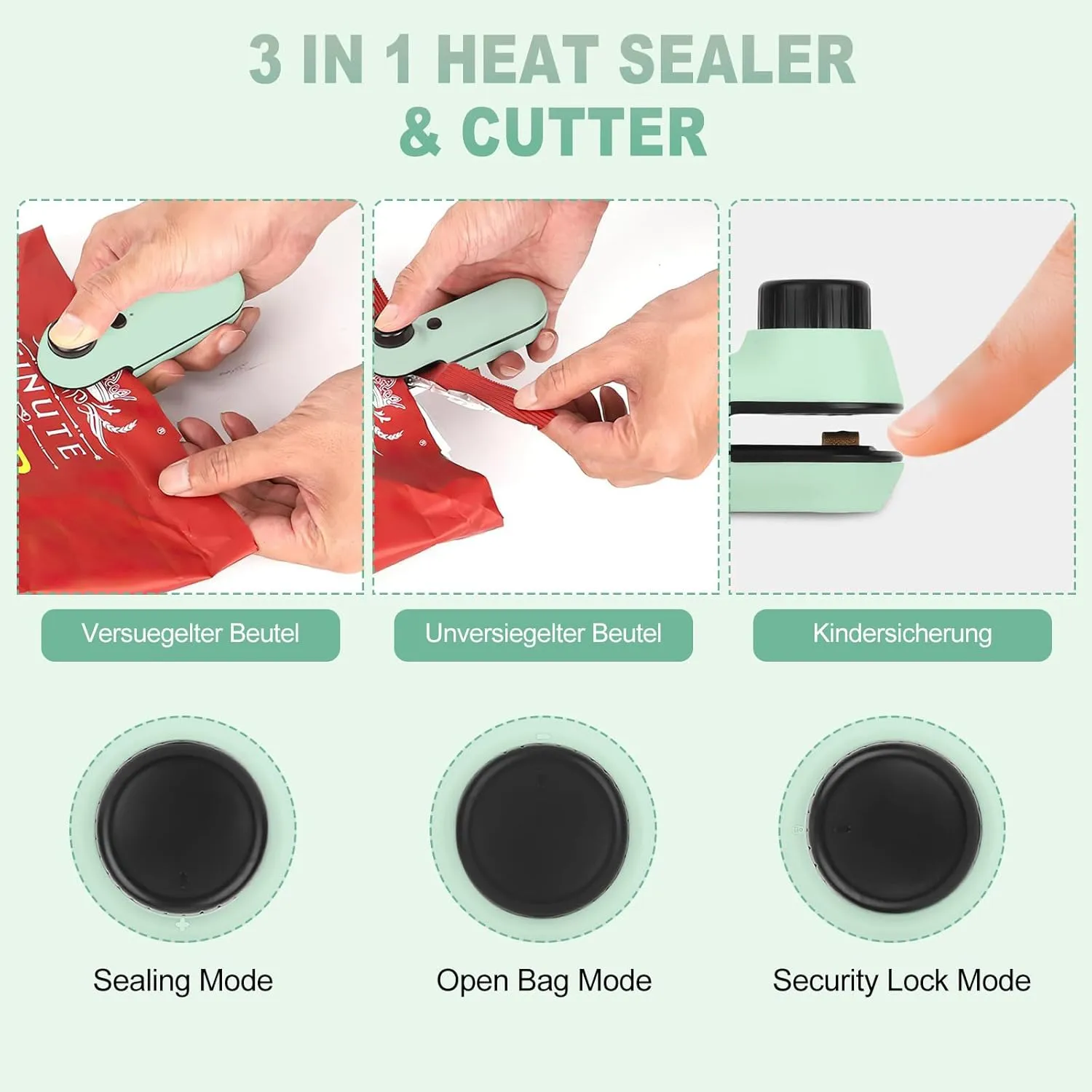 Mini USB Bag Sealer and Cutter