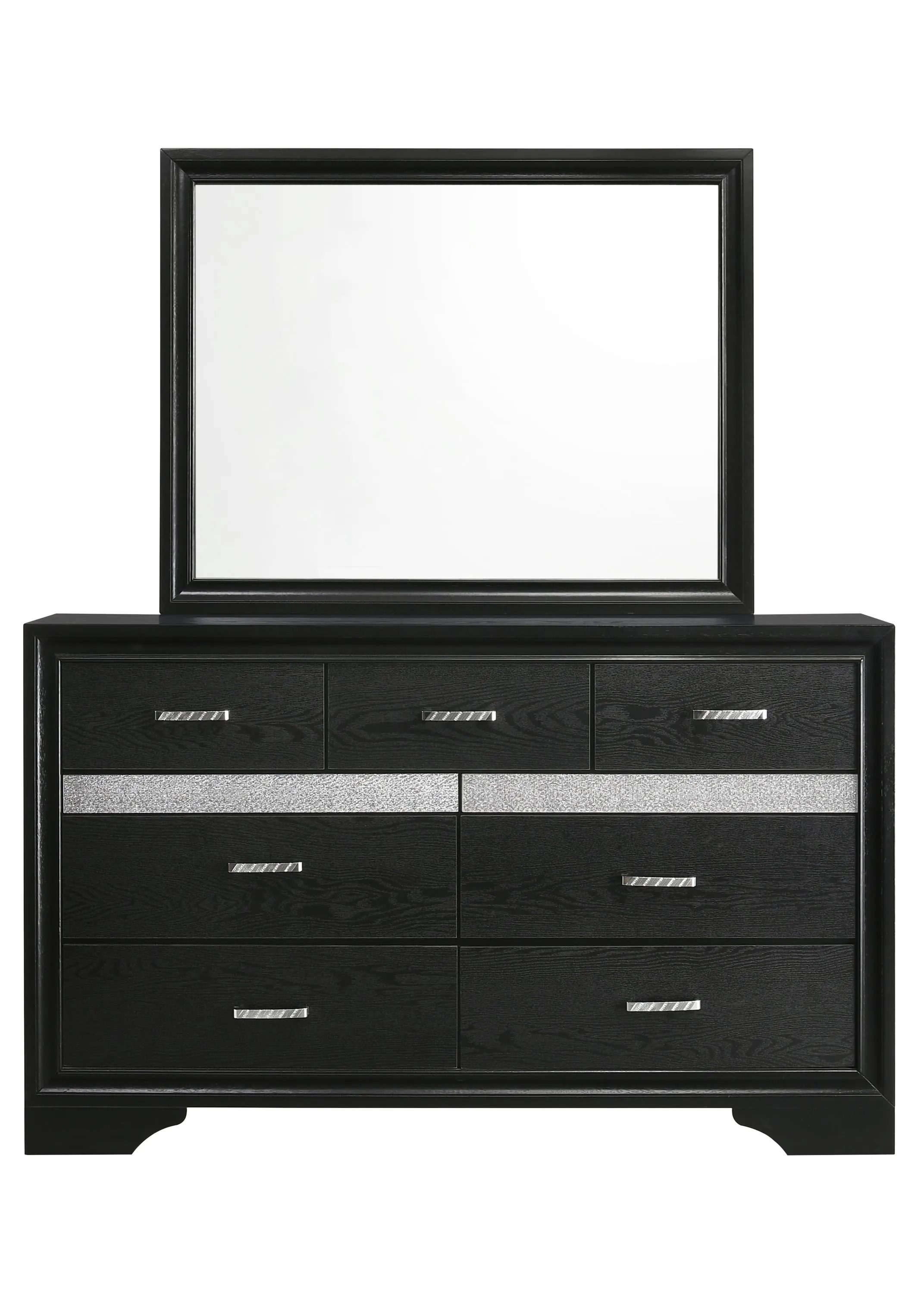 Miranda Rectangular Dresser Mirror Black