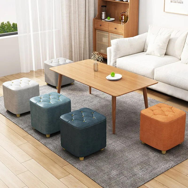 Nordic Dining Footrest Pouf Stool