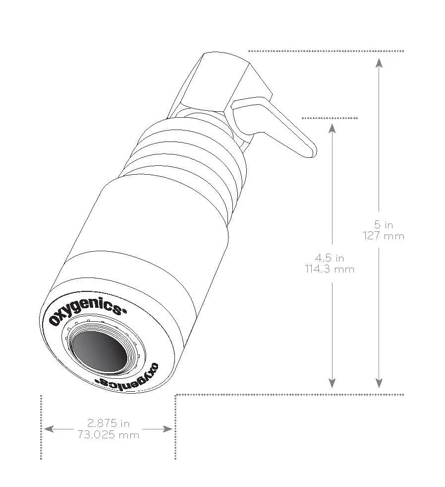 Oxygenics Skin Care Showerhead with Comfort Control