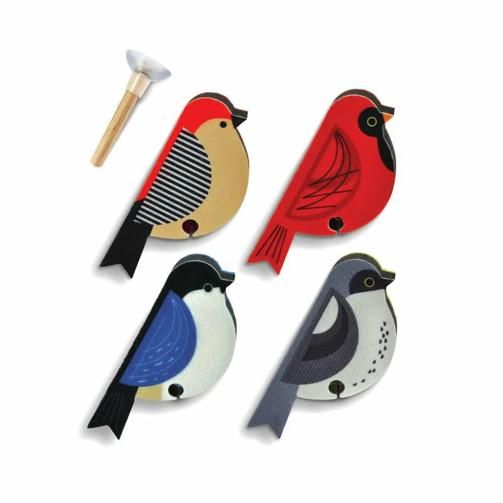 Perched Birds Sponge Set