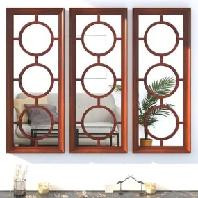 Phoenix Decorative Wall Accent (Brown) - Set Of Three