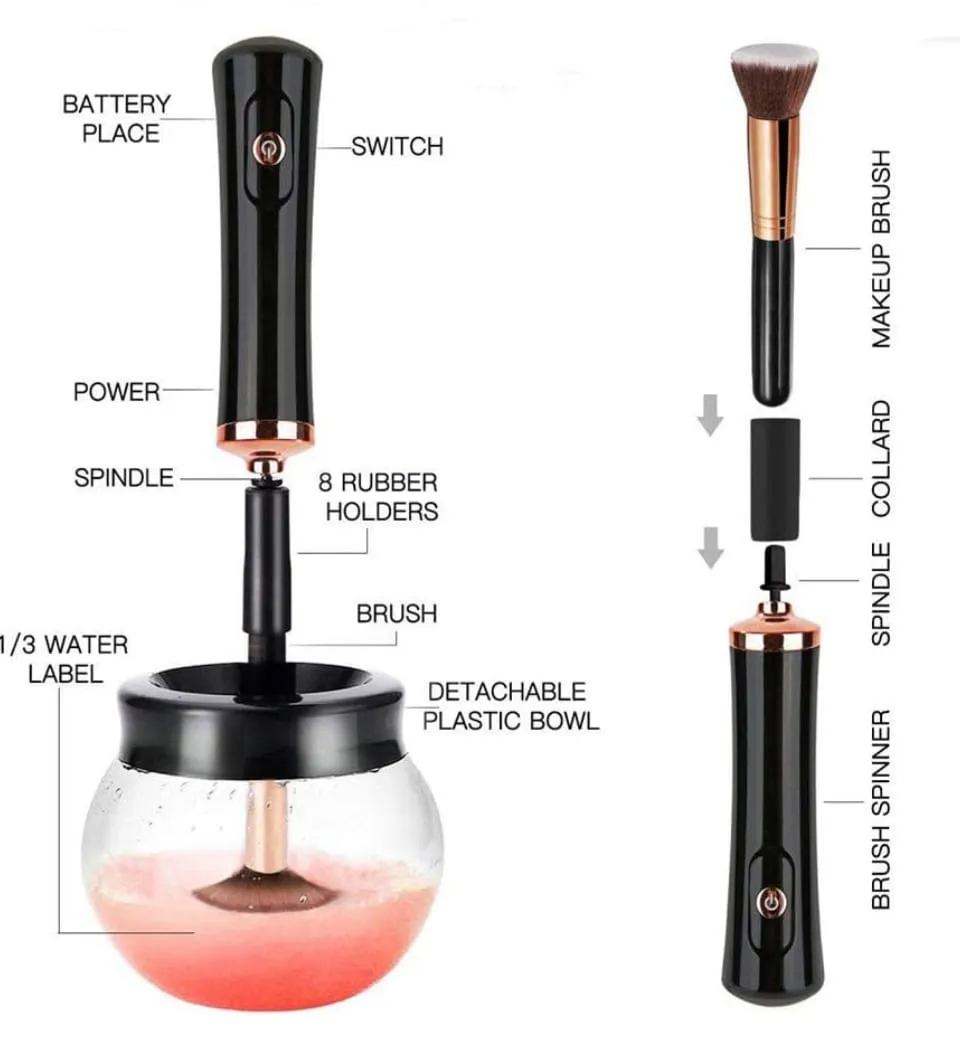 Professional Electric Makeup Brush Cleaner