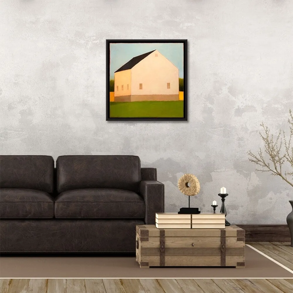 " Big As a Barn" Gallery Wrapped Floater-framed Canvas