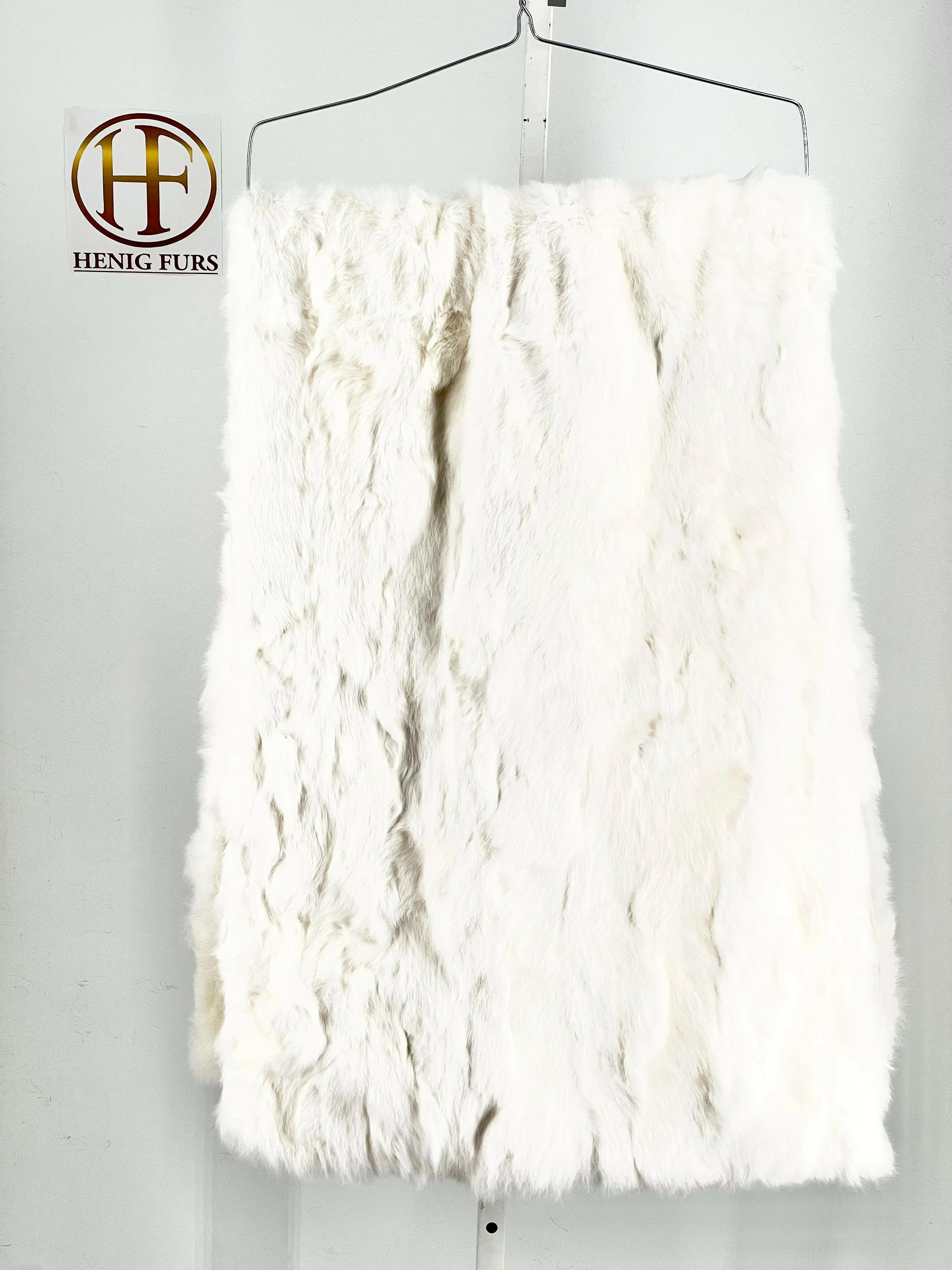 Rabbit Fur Throw