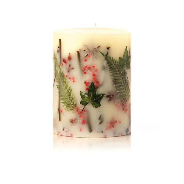 Rosy Rings Red Currant & Cranberry Big Round Scented Candles, 6.5"