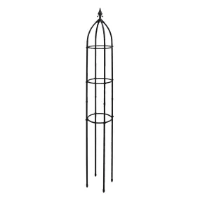 Round Obelisk DIY Gardening Trellis Plant Support Ladder 160cm