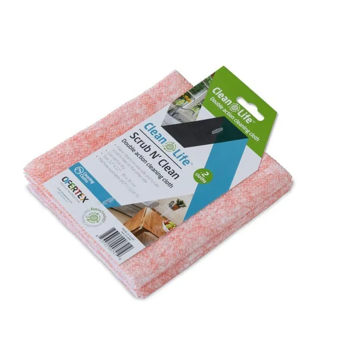 Set of 2 Scrub N' Clean Cloths