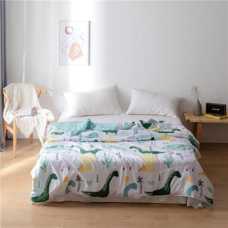 Soft Queen Size Summer Quilt for Adults and Kids