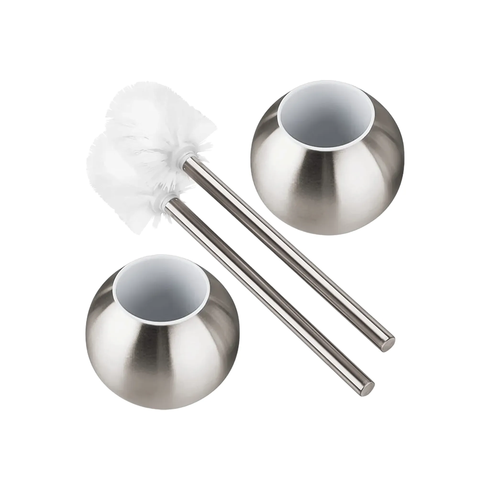 Sphere Toilet Brush with holder Stainless Steel 067