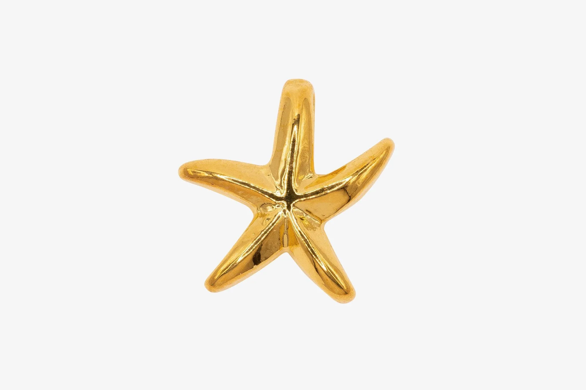 Starfish Charm Wholesale 14K Gold, Solid 14K Gold, G131