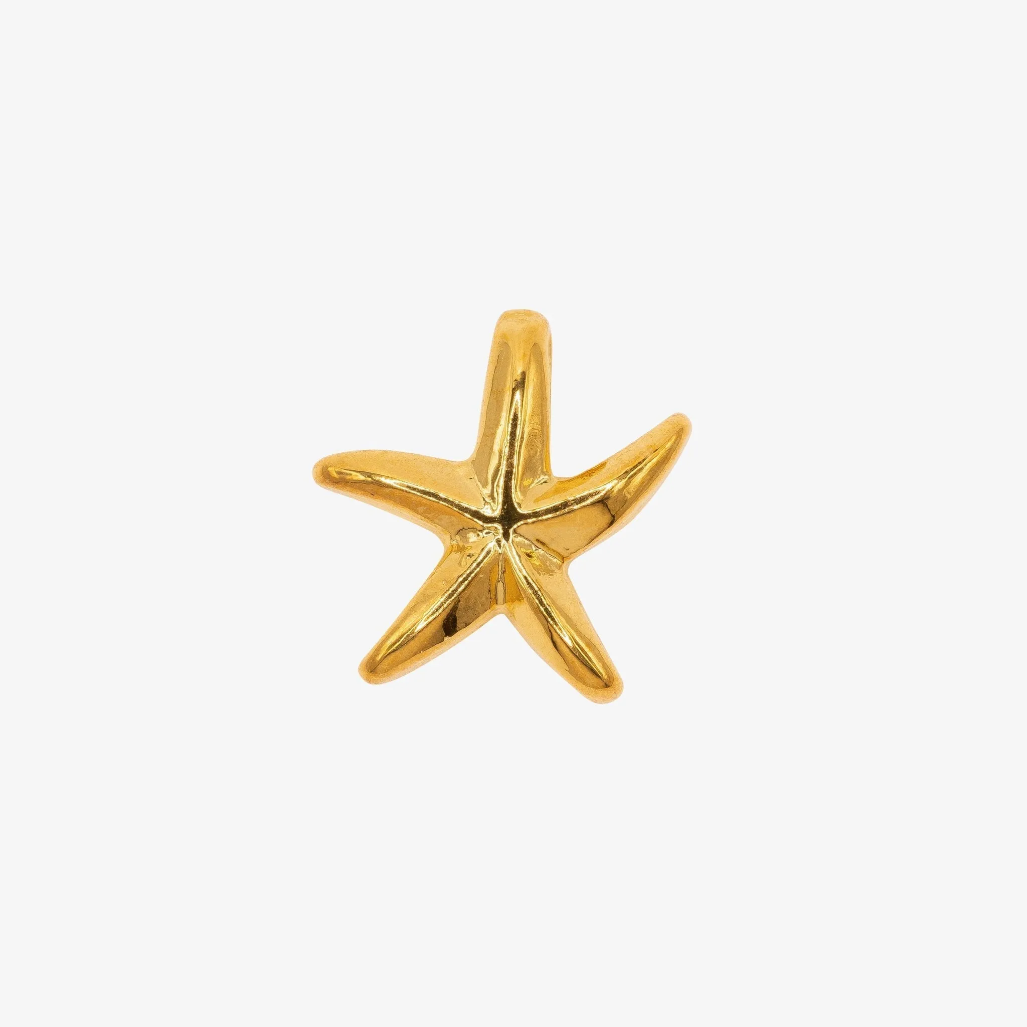 Starfish Charm Wholesale 14K Gold, Solid 14K Gold, G131