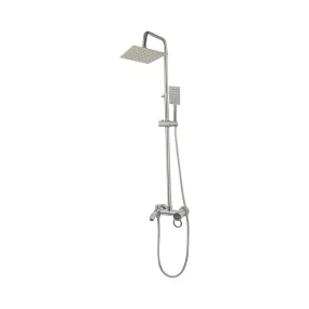 Steel Wall Mount Single-Lever Shower Head And Bath Filler Ay411-005