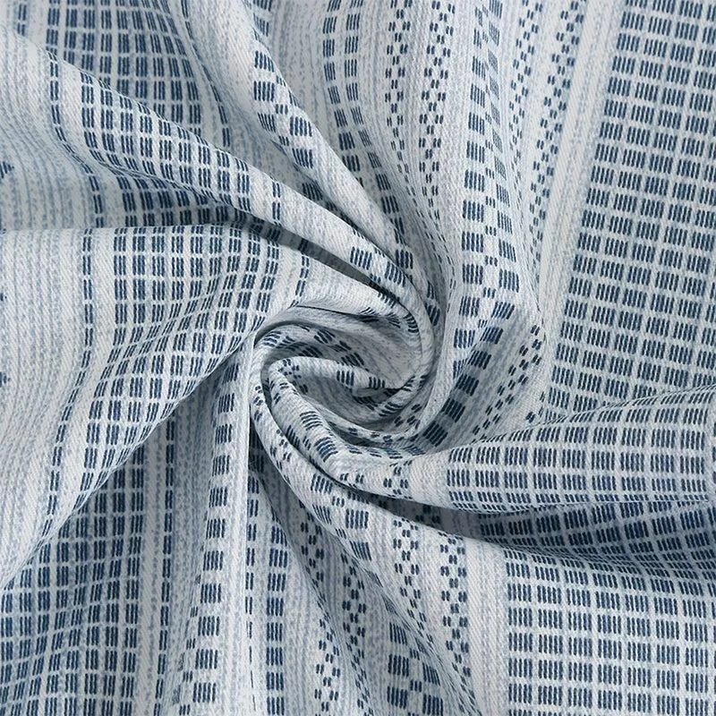 Twila Striped Cotton Comforter (Blue)  - 150 GSM