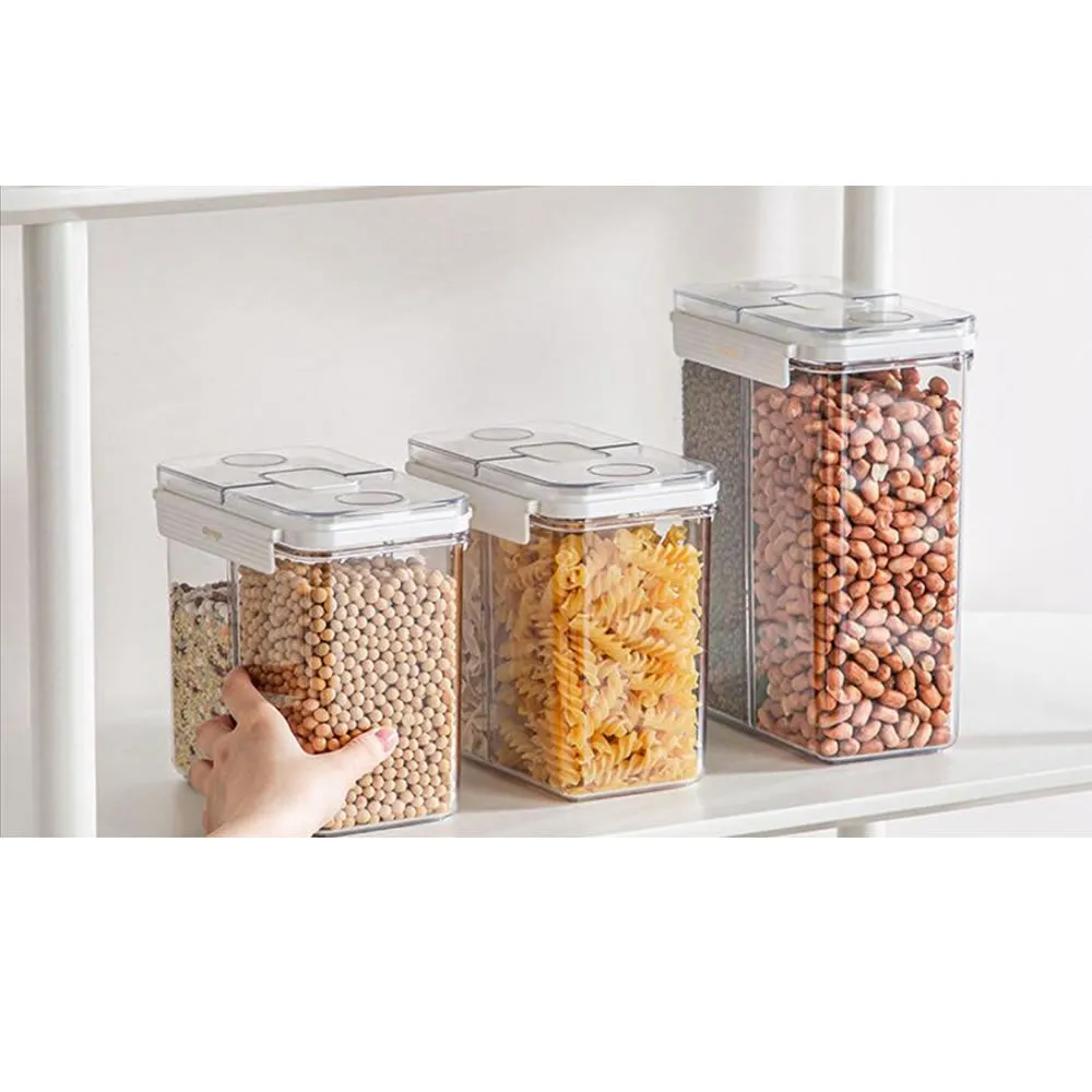 Two Sealed Cereal Jar 2.8L