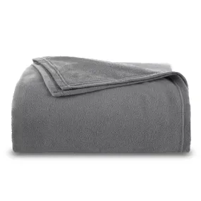 Vellux Full Queen Tornado Grey Blanket - 90 X 90in - 229 X 229cm