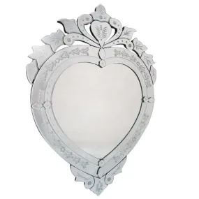 Venetian Heart Shaped Mirror