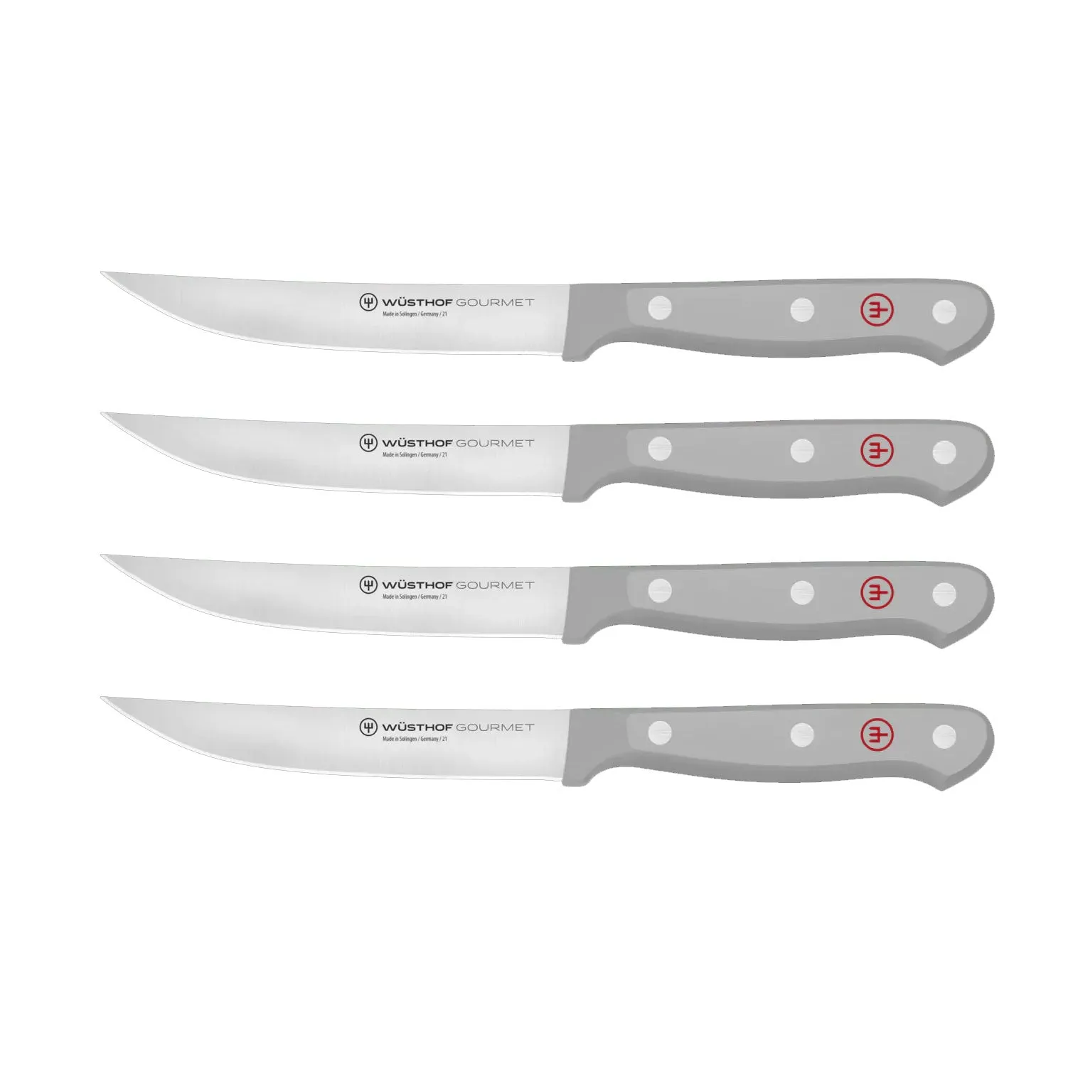 Wusthof Gourmet Grey Steak Knife Set - 4 Piece