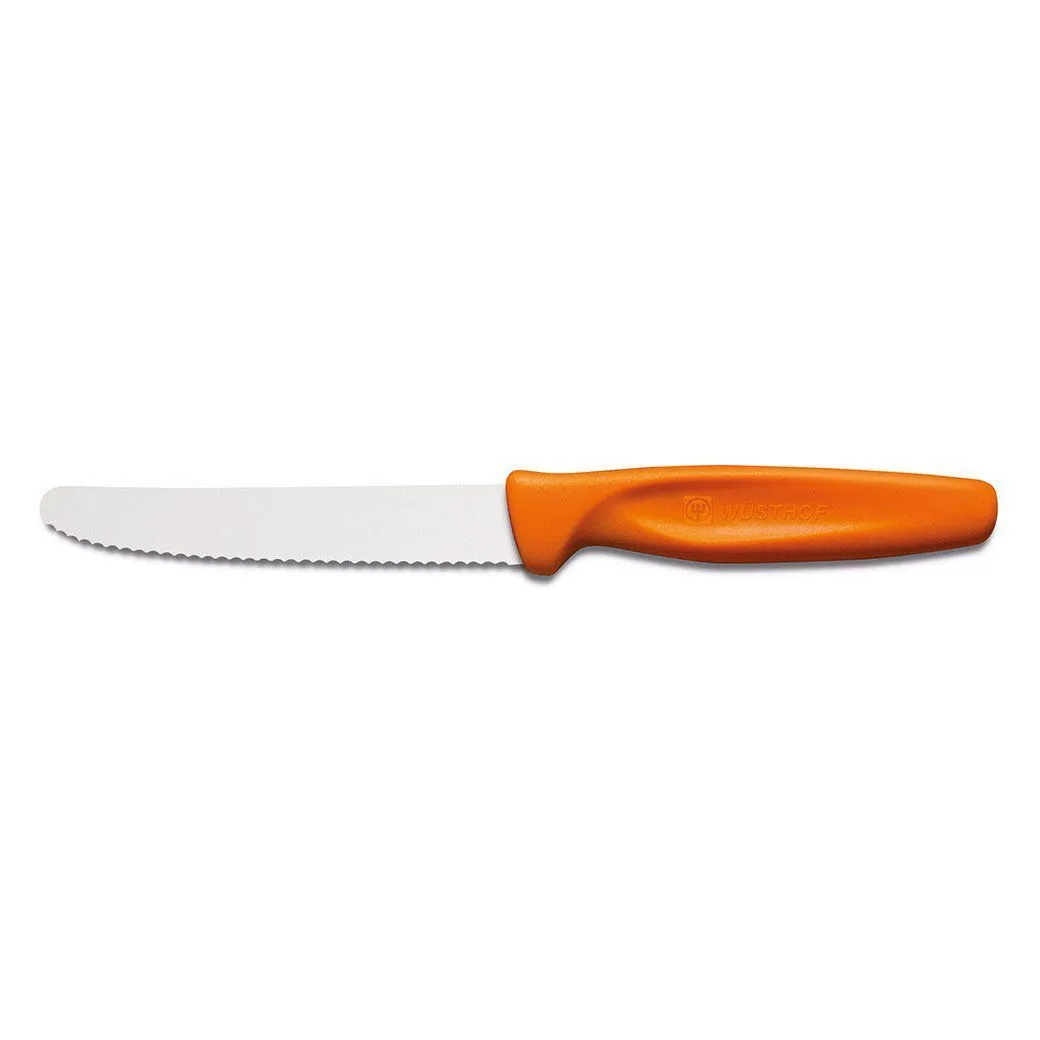 Wusthof Zest 4″ Serrated Paring Knife