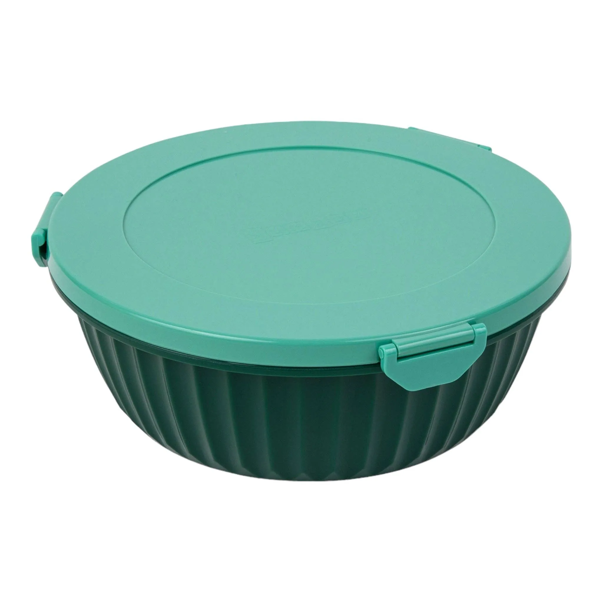 Yumbox - Poke Salad Bowl with Lid and 3 Part Divider - Kale Green